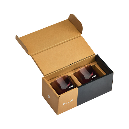 Fellow - zestaw dwóch szklanek Pirch Cortado 120 ml - Czerwony - obrazek 2