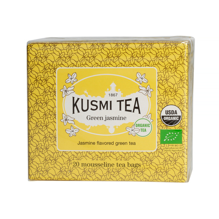 Kusmi Tea - herbata zielona Green Jasmine EKO 20 saszetek