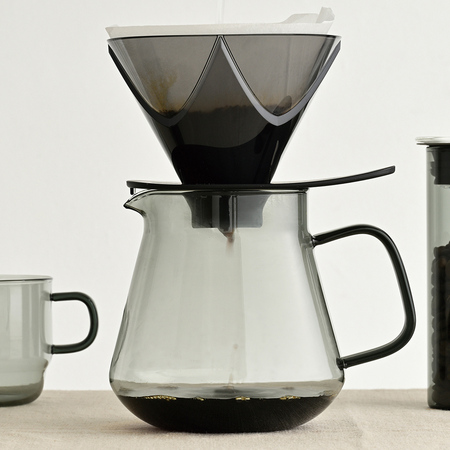 Hario - Colors Tea & Coffee Server - Serwer z filtrem szary 600ml - obrazek 3