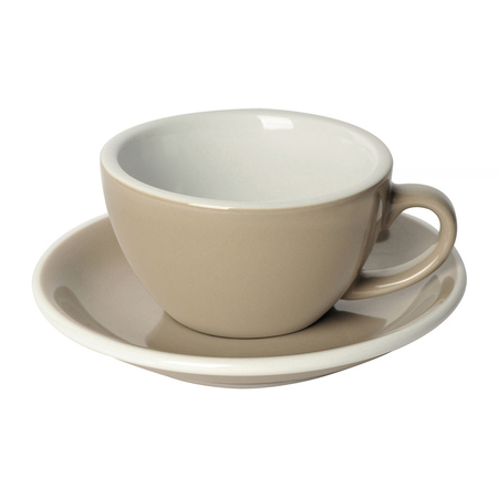 Loveramics Egg - Filiżanka i spodek Cappuccino 200 ml - Taupe