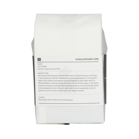 Five Elephant - kawa ziarnista bezkofeinowa Kolumbia Decaf Omniroast 250 g - obrazek 2