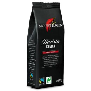 KAWA ZIARNISTA ARABICA 100 % BARISTA CREMA FAIR TRADE BIO 500 g - MOUNT HAGEN