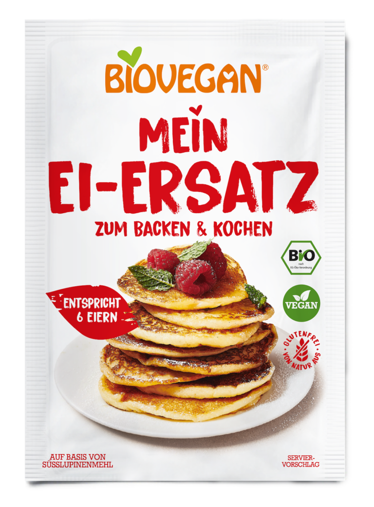 ROŚLINNY ZAMIENNIK 6 JAJ DO PIECZENIA I GOTOWANIA BEZGLUTENOWY BIO 30 g – BIOVEGAN