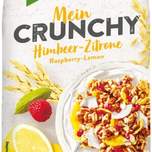 CRUNCHY JOGURTOWO - CYTRYNOWE Z MALINAMI BIO 400 g - BOHLSENER MUHLE