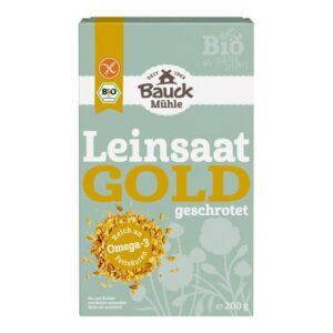 LEN ZŁOTY MIELONY BEZGLUTENOWY BIO 200 g - BAUCK MUHLE