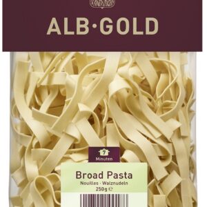 MAKARON (ORKISZOWY JAJECZNY) WSTĄŻKI BIO 250 g - ALB-GOLD