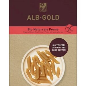 MAKARON (RYŻOWY RAZOWY) PENNE BEZGLUTENOWY BIO 250 g - ALB GOLD