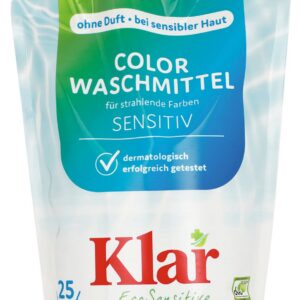 PŁYN DO PRANIA KOLOROWYCH UBRAŃ SENSITIVE ECO 1,5 L (25 PRAŃ) - KLAR