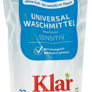 PŁYN DO PRANIA Z ORZECHÓW MYDLANYCH UNIWERSALNY SENSITIVE ECO 1,5 L (33 PRANIA) - KLAR
