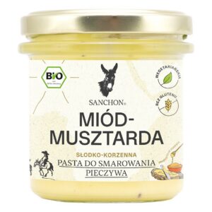 PASTA KANAPKOWA MIÓD - MUSZTARDA BEZGLUTENOWA BIO 135 g - SANCHON