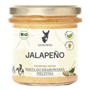 PASTA KANAPKOWA PAPRYKA JALAPENO BEZGLUTENOWA BIO 135 g -  SANCHON