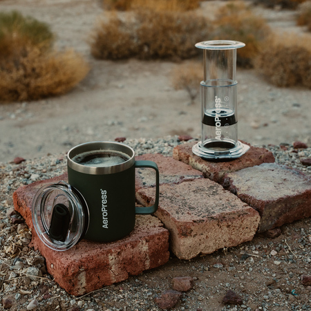 AeroPress - Travel Coffee Mug - Kubek termiczny zielony - obrazek 4