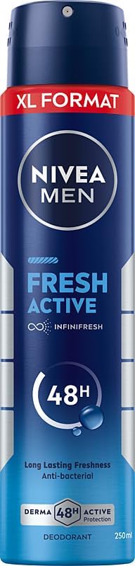 NIVEA MEN Fresh Active Męski Dezodorant w spray'u 250 ml