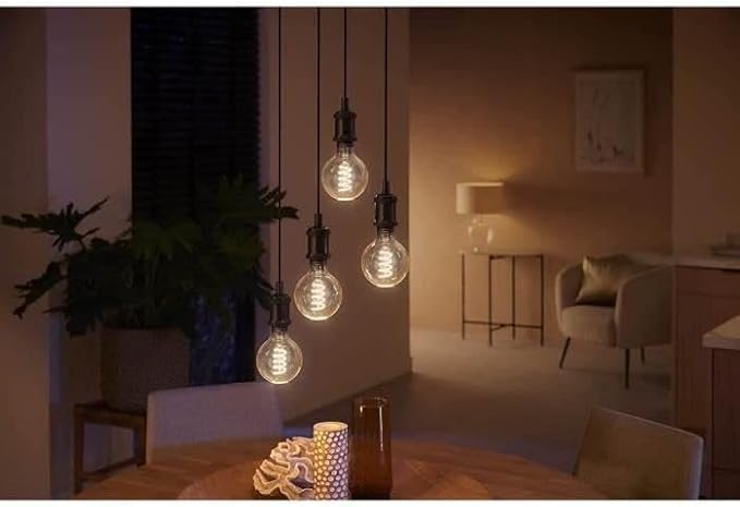 Philips Hue White ambiance Żarówka Filament G93 E27, retro żarówka Edisona, wiele odcieni bieli, możliwość przyciemniania, inteligentne oświetlenie - obrazek 5