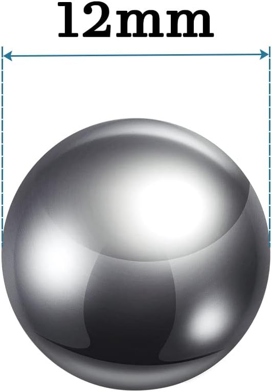 QUARKZMAN 12mm Kulki łożyskowe x 10szt 201 Stal nierdzewna - obrazek 3