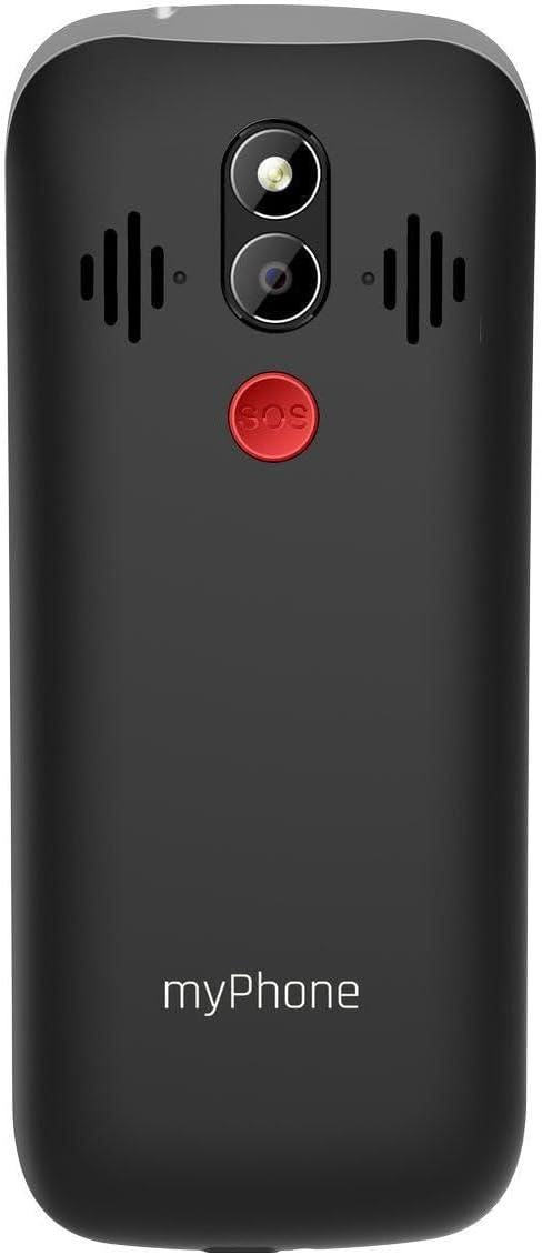myPhone Halo 4 LTE telefon komórkowy dla seniora bez umowy, dual SIM, duże przyciski i wyświetlacz 3,5 cala, ogromna bateria 2500 mAh do 16 dni na jednym ładowaniu + przycisk SOS i latarka - obrazek 3