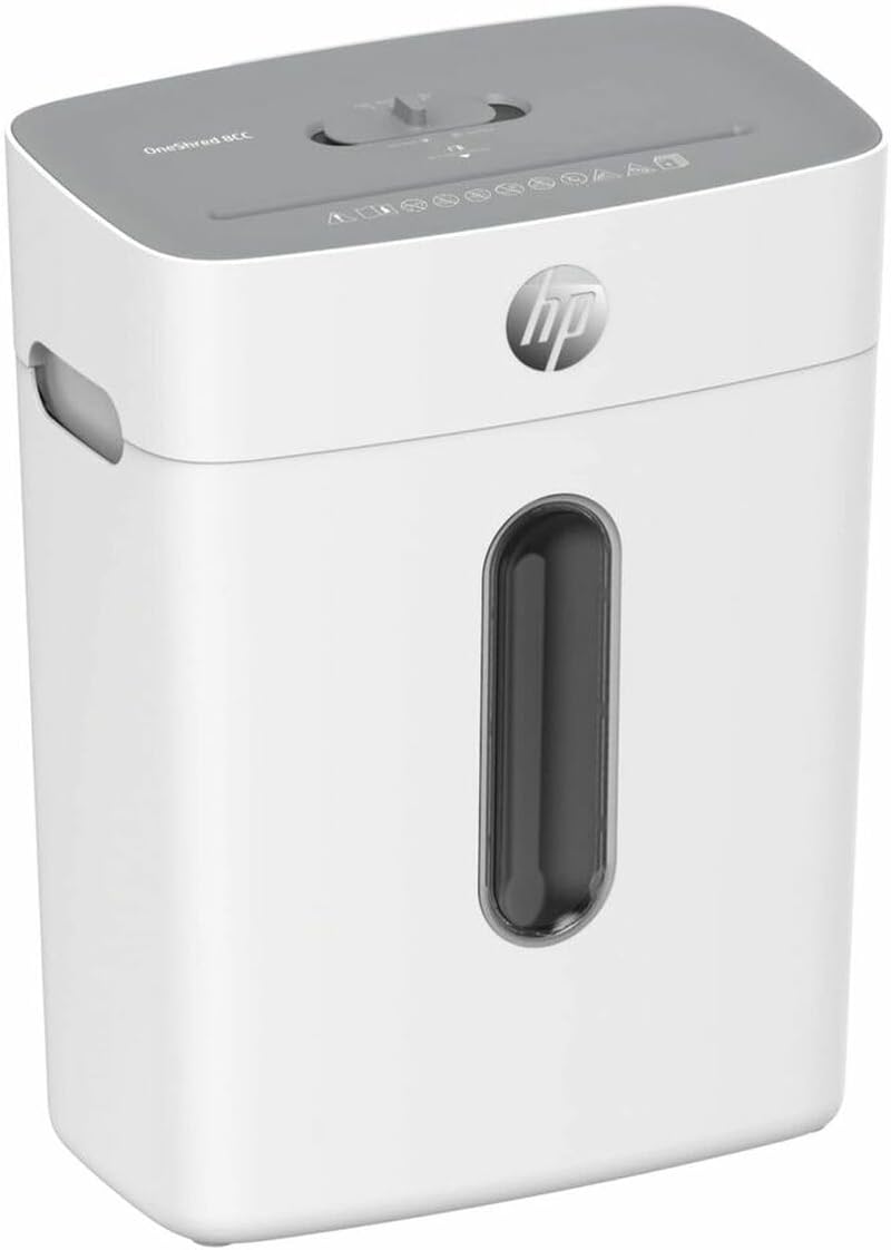 Hp Oneshred 8Cc 2801 Niszczarka, Biały/Szary, do 8 arkuszy - obrazek 2