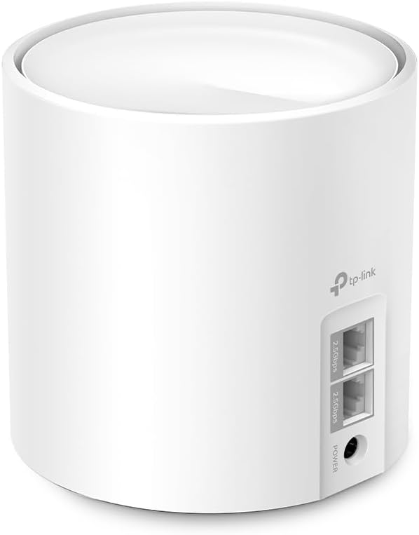 TP-Link Deco X1500 (3‑pak), System Mesh Wi‑Fi 6 AX1500, 2 porty Gigabit LAN każda, OFDMA, MU‑MIMO, AI‑Driven Mesh, Bezszwowy roaming, Kontrola rodzicielska, Kompatybilny z Alexa, Biały - obrazek 4