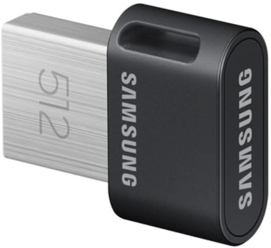 Samsung FIT Plus USB Flash Drive Type A, 512 GB, 400 MB/s do czytania, kompaktowy dysk USB 3.2 z brelokiem, szary - obrazek 4