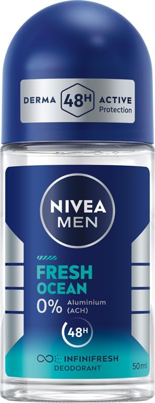 NIVEA MEN Fresh Ocean 48 H Antyperspirant 0% soli aluminium w kulce