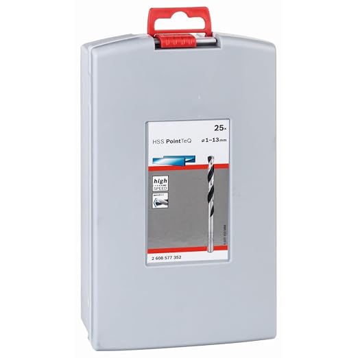 Bosch Professional 25-częściowy zestaw wierteł do metalu HSS PointTeQ ProBox (do stali, Ø 1–13 mm, osprzęt do wiertarko-wkrętarki i stojaka wiertarskiego) - obrazek 4