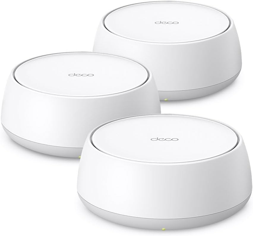 TP-Link WiFi 7 Deco BE25(3-pack) Mesh WiFi, BE3600Mbps Dual-Band, roouter, AP, 2 porty Ethernet 2,5 Gb/s, 4 anteny wewnętrzne, MLO, AI-Roaming, HomeShield, współpracuje z każdym ISP, modemem i Alexa - obrazek 2