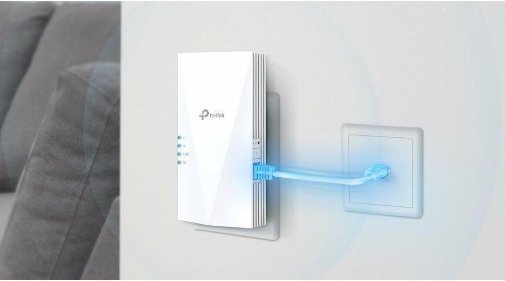 TP-Link RE700X – Wzmacniacz zasięgu Wi-Fi 6 AX3000, Dual Band, port Gigabit, roaming OneMesh™, tryb punktu dostępowego – dla całego domu - obrazek 3