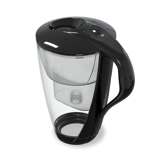DAFI Szklany dzbanek filtrujący CRYSTAL LED 2 l Czarny - obrazek 6