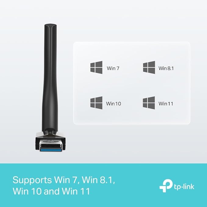 TP-Link UB500 Plus – Adapter Bluetooth 5.3 USB z anteną zewnętrzną, zasięg do 20 m, obsługa 7 urządzeń jednocześnie, Plug & Play, Kompatybilność z Windows 11/10/8.1/7 - obrazek 5