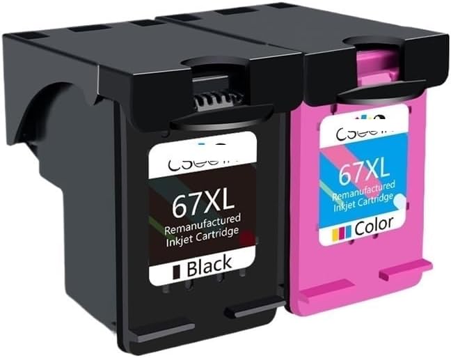 Wkład atramentowy 67XL zamienny do drukarek H-/P 67 XL Deskjet Plus 4140 4152 4155 4158 1225 2732 2752(1pcs black) - obrazek 3