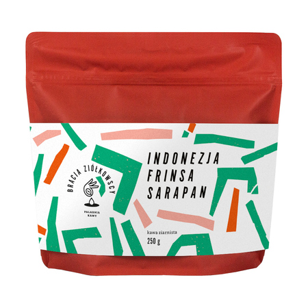 Bracia Ziółkowscy - kawa ziarnista Indonezja Frinsa Sarapan Washed Filter 250 g