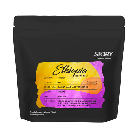 Story Coffee Roasters - kawa ziarnista Etiopia Guji Natural Espresso 250 g