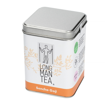 Long Man Tea - herbata zielona sypana Sencha Goji puszka 120 g - obrazek 2