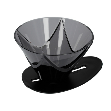 Hario plastikowy drip V60 One Pour Dripper MUGEN - czarny - obrazek 5