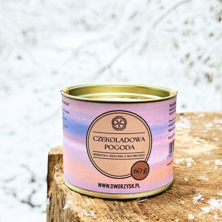 Dworzysk - herbata rooibos sypana Czekoladowa Pogoda 60 g - obrazek 2