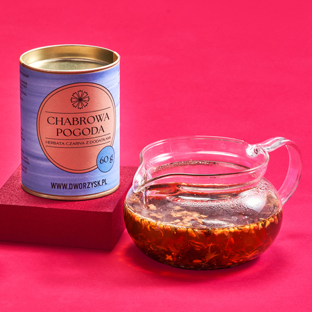 Dworzysk - herbata czarna sypana Chabrowa Pogoda 60 g - obrazek 3