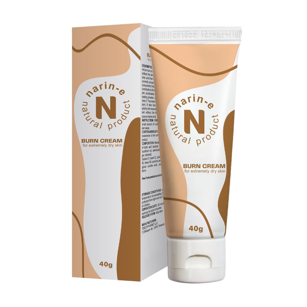 KREM NA OPARZENIA Z SERWATKĄ NARINE 40 g - NAREX (NARIN-E)