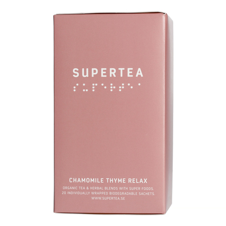 Teministeriet - herbata ziołowa Supertea Chamomile Thyme Relax EKO 20 saszetek