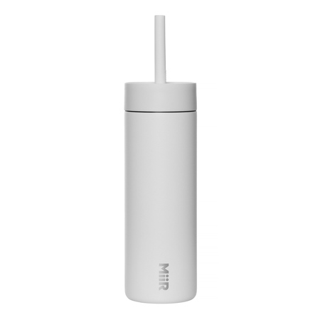 MiiR - Sipper Straw Bottle Biała - Butelka termiczna ze słomką 470ml