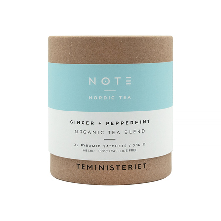 Teministeriet - herbata ziołowa NOTE Ginger Peppermint EKO 20 saszetek