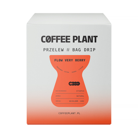 COFFEE PLANT - kawa w saszetkach Flow Very Berry Drip Bag - 10 saszetek 11 g