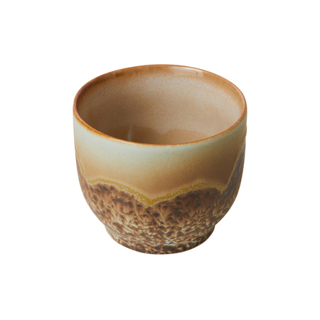 HKliving - Kubek ceramiczny Cafe 70s Shell 250ml - obrazek 2