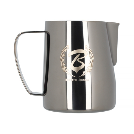 Barista Space - Dzbanek do mleka Titanium Black 350 ml