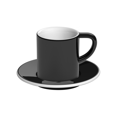 Loveramics Bond - Filiżanka i spodek Espresso 80 ml - Black