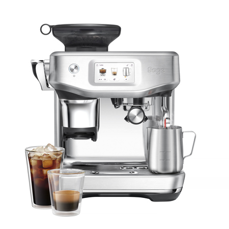 Sage - ekspres ciśnieniowy SES882BSS The Barista Touch Impress + Cold Extraction Srebrny