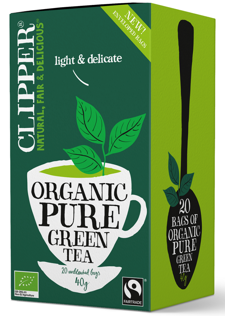 HERBATA ZIELONA FAIR TRADE BIO (20 x 2 g) 40 g – CLIPPER