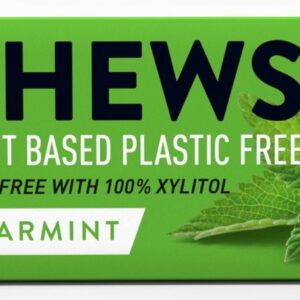 GUMA DO ŻUCIA Z KSYLITOLEM O SMAKU MIĘTOWYM (10 szt.) 15 g - CHEWSY