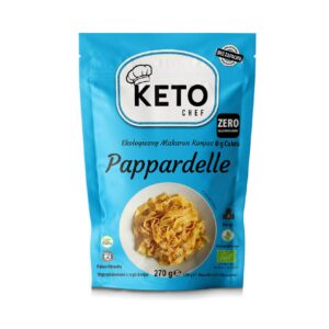 MAKARON (KONJAC) PAPPARDELLE BEZGLUTENOWY BIO 270 g (200 g) - KETO CHEF