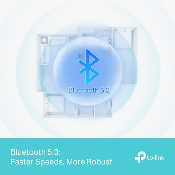 TP-Link UB500 Plus – Adapter Bluetooth 5.3 USB z anteną zewnętrzną, zasięg do 20 m, obsługa 7 urządzeń jednocześnie, Plug & Play, Kompatybilność z Windows 11/10/8.1/7 - obrazek 3