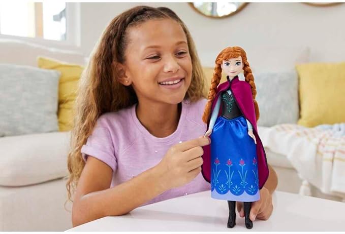 Mattel Disney Frozen Lalka modowa Anna w stylu Frozen - obrazek 2